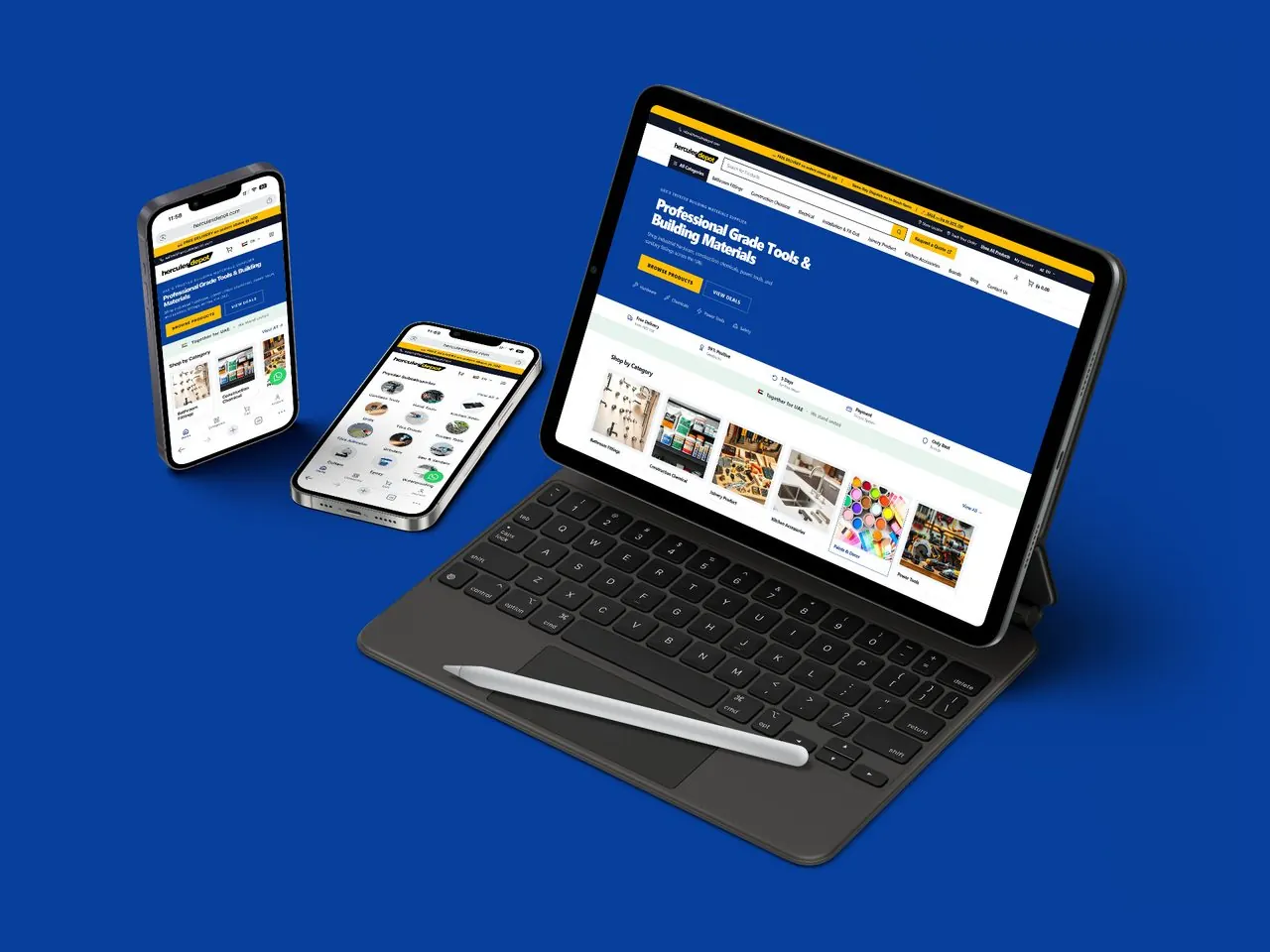 Hercules Depot — E-commerce project by R3 Media Studio